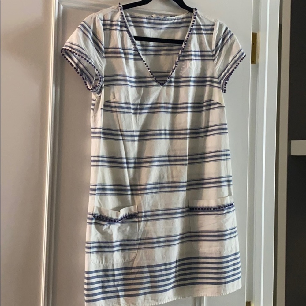 Vineyard Vines Ladies Coverup Seafoam Stripe Sz S